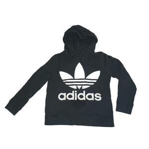 Adidas Women's Pullover Hoodie Long Sleeve Causal Big Log Black Size Small W001